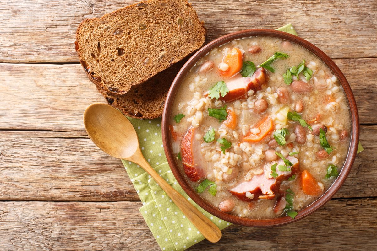 Ričet, Barley and Bean Stew
