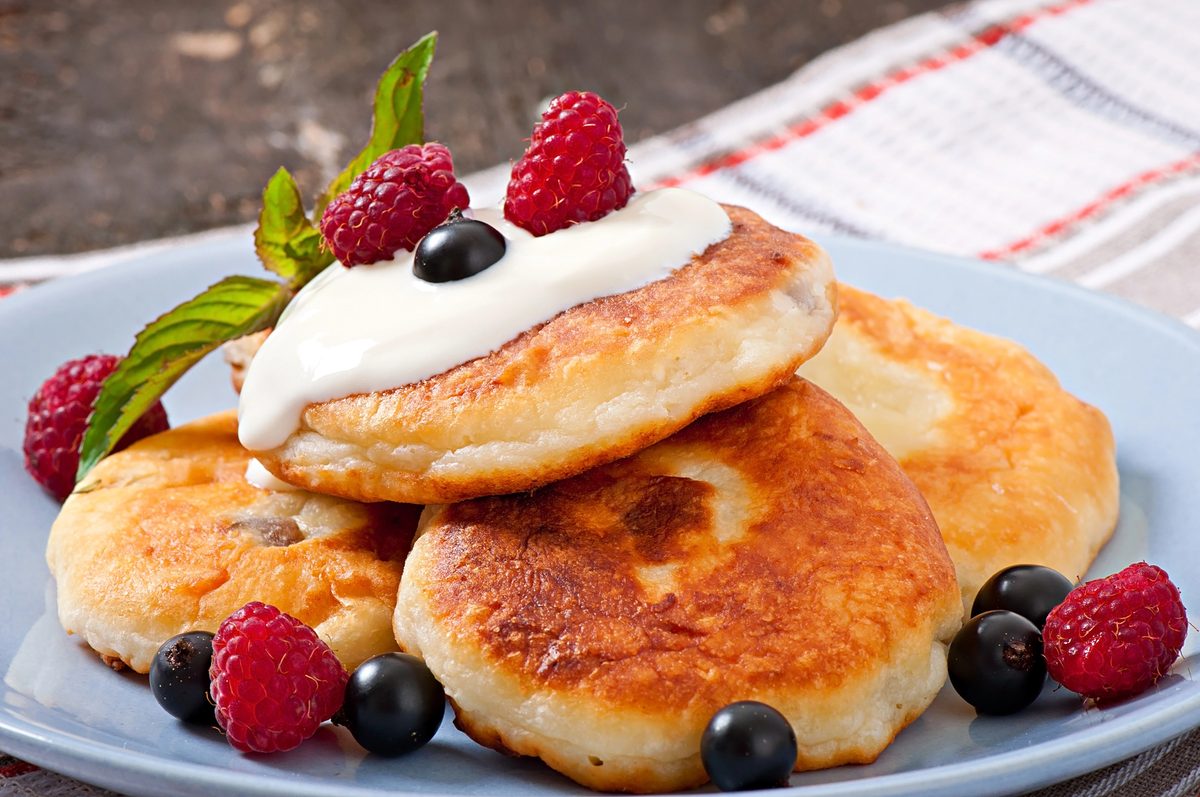 Syrnyky, Farmer's Cheese Pancakes